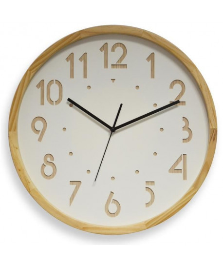 ORIUM Horloge murale silencieuse Oslo  Ř 41 cm  Cadran blanc