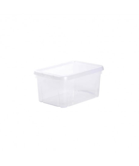 EDA PLASTIQUE Boîte de rangement Funny Box 4 L  Naturel  25,5 x 18 x 12,7 cm