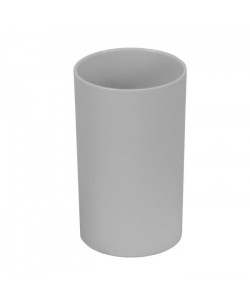 FRANDIS Gobelet rond en plastique Rubber Softy gris en display