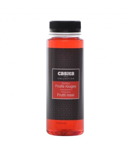 Recharge liquide pour diffuseur de parfum  200 ml  Ř4,7x14 cm  Parfum fruits rouges  Rouge  Haute teneur en parfum