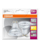 OSRAM Lot de 2 Ampoules Spots LED PAR16 GU10 2,6 W équivalent a 35 W blanc chaud