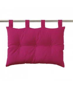 TODAY Coussin tete de lit 100% coton  50 x 70 cm  Fuschia jus myrtille