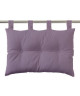 TODAY Coussin tete de lit 100% coton  50 x 70 cm  Violet figue