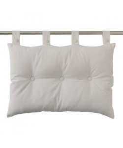 TODAY Coussin tete de lit 100% coton  50 x 70 cm  Blanc ivoire