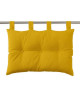 TODAY Coussin tete de lit 100% coton  50 x 70 cm  Jaune safran