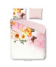 GOOD MORNING Parure de couette FLY AWAY 100% coton  1 housse de couette 200x200 cm et 2 taies d\'oreiller 60x70 cm  Rose