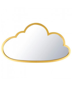 OSTARIA Miroir Nuage  45 x 26 cm  Plastique  Doré