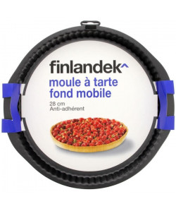 FINLANDEK Moule a tarte metal 28 cm fond mobile