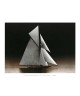 PLAGE Affiche papier Yacht Reliance at Full Sail   24x30 cm