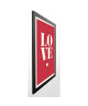 BRAUN STUDIO Image encadrée Love en rouge 57x77 cm Rouge