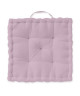 TODAY Coussin de sol 100% coton  40 x 40 cm  Rose poudré de lilas