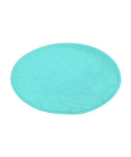 Tapis de bain rond microfibre Ř 60 cm Vert menthe