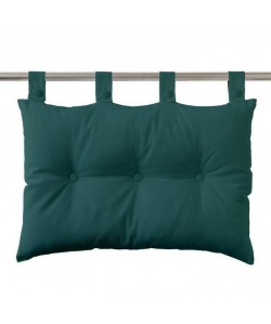 TODAY Coussin tete de lit 100% coton  50 x 70 cm  Vert émeraude