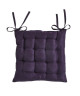 TODAY Assise matelassée 40x40cm 100% coton 16 points Purple