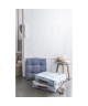 TODAY Coussin de sol Cabane de Plage 100% coton  45x45x12 cm  Bleu gris