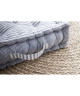 TODAY Coussin de sol Cabane de Plage Liny 100% coton  45x45x12 cm  Rayé bleu