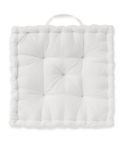 TODAY Coussin de sol 100% coton  40 x 40 cm  Blanc chantilly