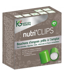 KITCHEN GARDENING Boîte de 4 capsules de nutriclips