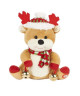 Peluche Renne qui chante et bouge en musique  H 28 cm