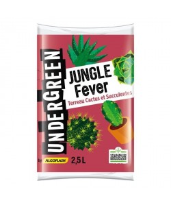 UNDERGREEN Terreau Jungle Fever  Cactus et succulentes  2,5 L