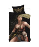 Parure de couette Microfibre WONDER WOMAN 140x200 cm  taie d\'oreiller 63x63 cm