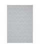 ALASKA II Tapis scandinave tissé plat en velours polypropylene  120x170 cm  Gris clair