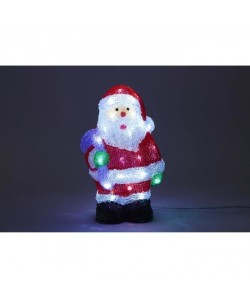 Pere Noël avec sac 30 LED en acrylique  H 30 cm  24 V