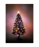 Sapin vert de Noël Caméléon  H 90 cm  Fibre optique bicolore blanc chaud et froid