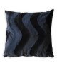 O\'CBO Coussin déhoussable fourrure 57x57 cm  Noir