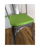 O\'CBO Lot de 2 Galettes de chaises DAMIER 39x39 cm  Vert