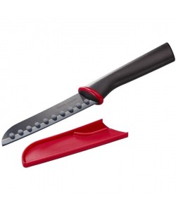 TEFAL INGENIO Couteau Santoku  Etui 13cm céramique noire K1520414