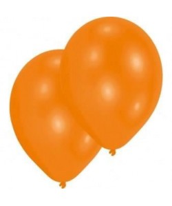 Lot de 10 Ballons  Latex  Orange