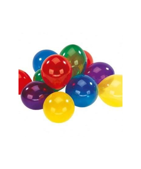Lot de 10 Ballons cristal  Latex