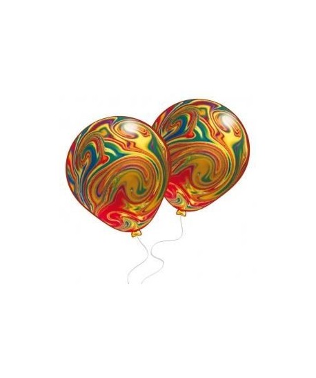 Lot de 8 Ballons marbrés  Latex