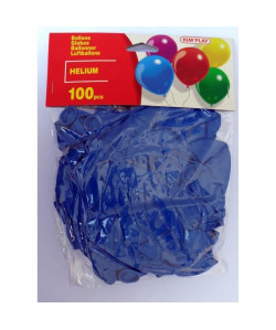 KIMPLAY 100 ballons hélium  Bleu