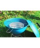 Barbecue charbon Nomade en boule  Turquoise