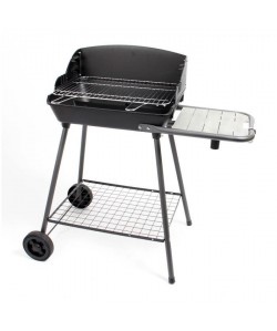 SOMAGIC Barbecue a charbon cuisson verticale  horizontale  Acier chromé  51,4x37cm