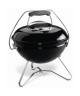 WEBER Barbecue a charbon portable Smokey Joe Premium Ř37 cm  Acier chromé  Noir