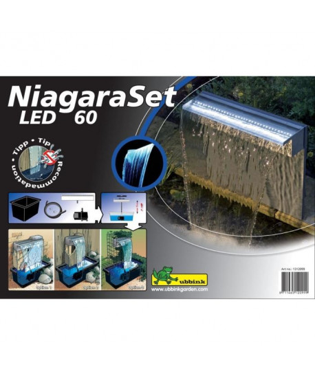 Kit lame d\'eau Niagara LED 60 avec pompe  acc