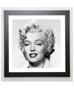 CORBIS Image encadrée Marilyn Monroe Portrait 57x57 cm Blanc