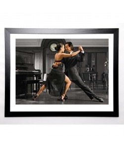 DENKOU Image encadrée It takes Two to Tango 67x87 cm Gris