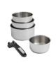 SITRAM Set de 4 casseroles 14161820cm  1 pince amovible tous feux dont induction