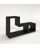 FLEXO Bibliotheque style contemporain noir frene  L 120 cm