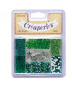 KIMPLAY Kit perles en verre  Vert