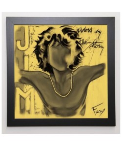 FAREL Image encadrée Jim  57x57 cm Jaune