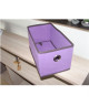 BAGGY Boîte de rangement renfort carton 43x15 cm violet