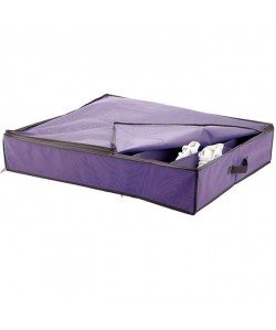 BAGGY Boîte de rangement pour range chaussures 40x32 cm violet