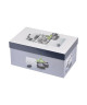 HOMEA Set de 7 boîtes de rangement Stone 26283033353739 cm gris