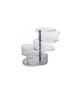 GERSON Boite 4 plateaux coulissants  Ř 11 cm H17,5 cm  Transparent