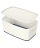 LEITZ MyBox  Boîte de rangement avec couvercle  Small  Blanc et Gris